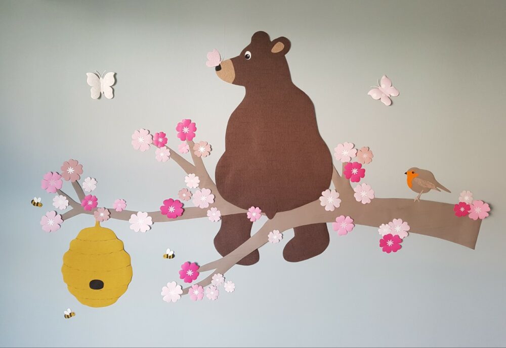 Beer muurdecoratie kinderkamer