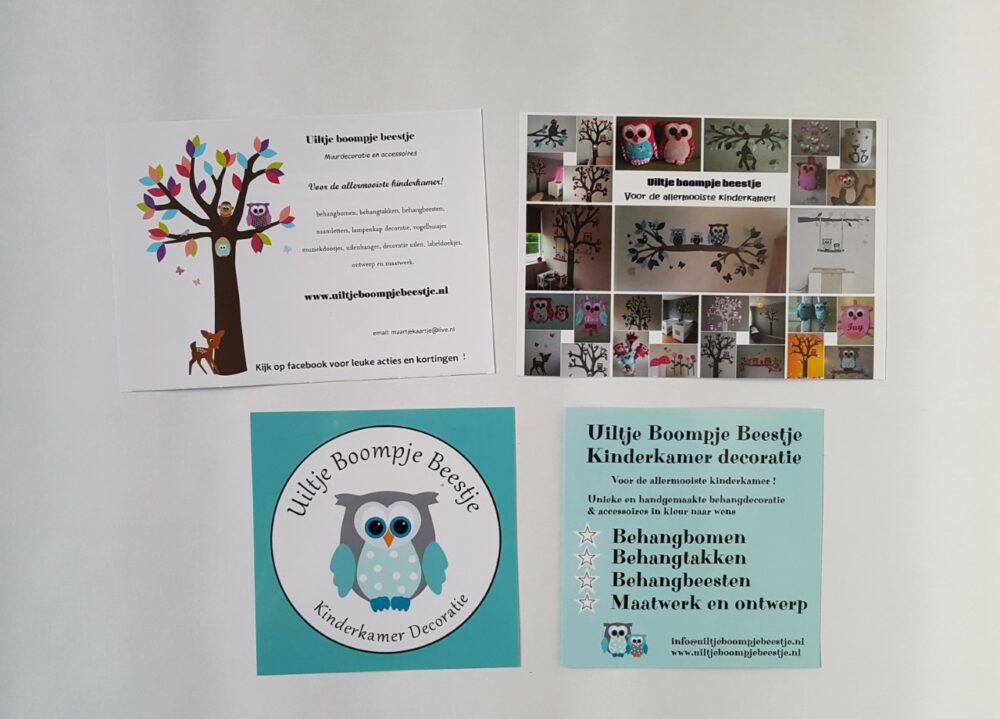 Flyers ontwerpen mintgroen logo