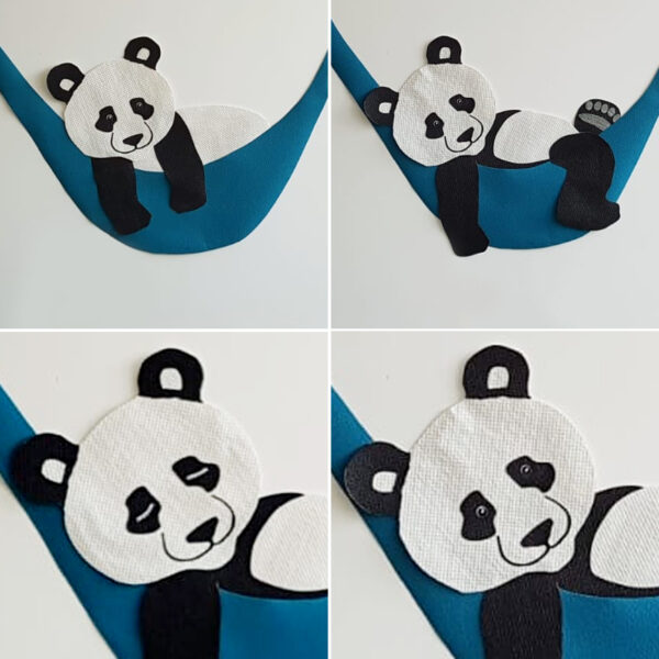 Panda muurdecoratie babykamer behang babykamerstyling babykamerinrichting wijchen zwangerschap newborn baby