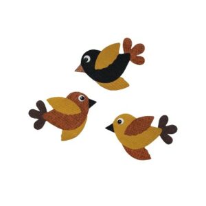 Vliegende vogeltjes behang muurdecoratie muursticker vogel behangdecoratie babykamer