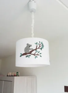 koala lampenkap decoratie babykamer hanglamp