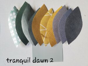 bladerkleuren tranquil dawn muurdecoratie