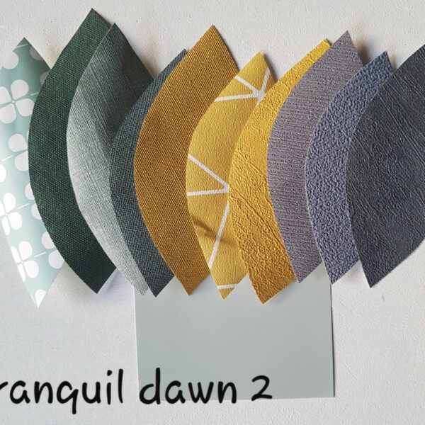 bladerkleuren tranquil dawn muurdecoratie
