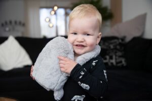 knuffel met naam en voice recorder luiaard