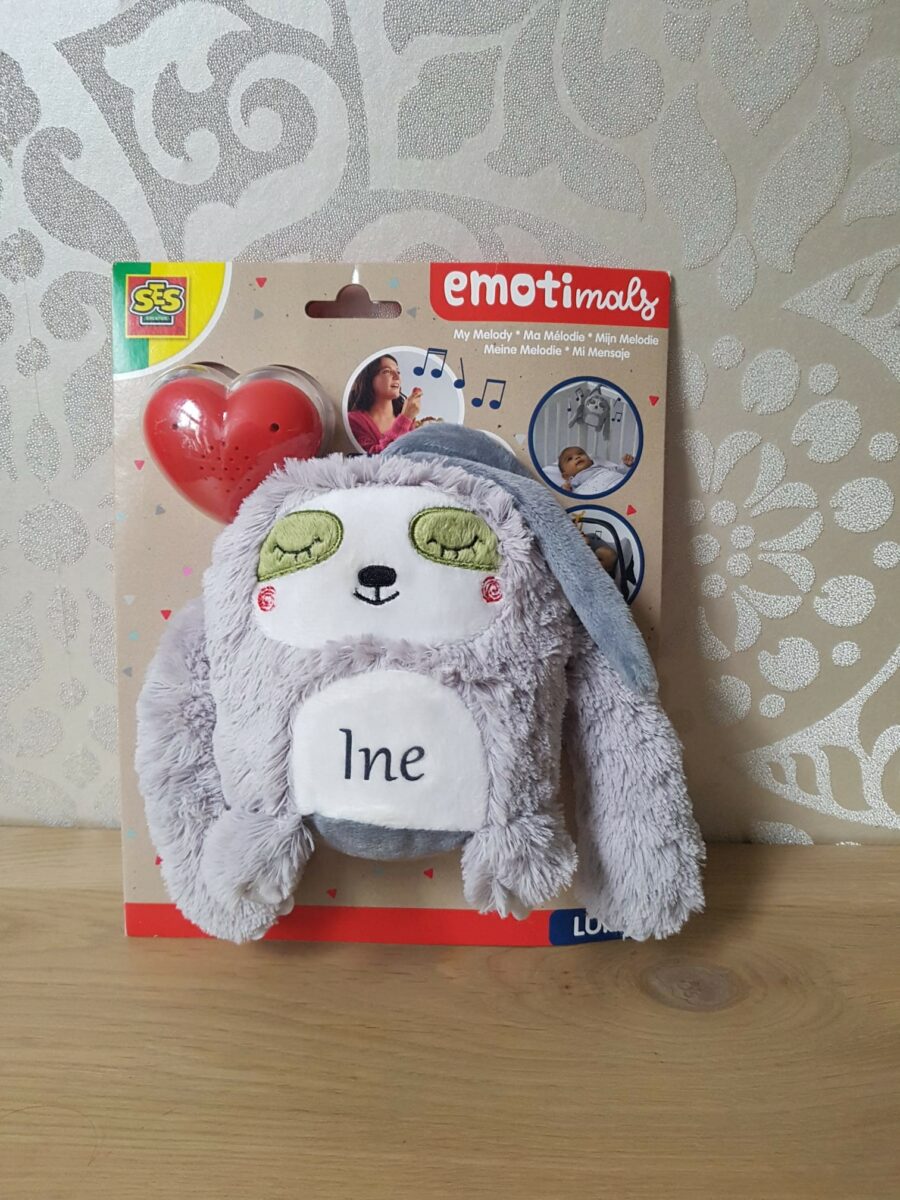 knuffel met naam spraakopname buggy hanger