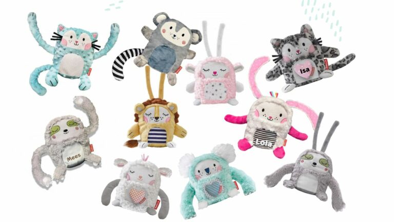 Emotimal knuffels met geurhart of spraakopname voor kinderen