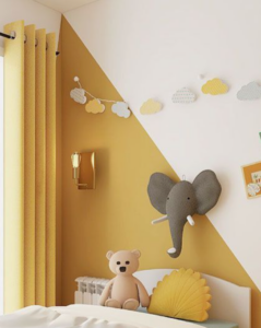 Babykamer okergeel afbeelding pinterest