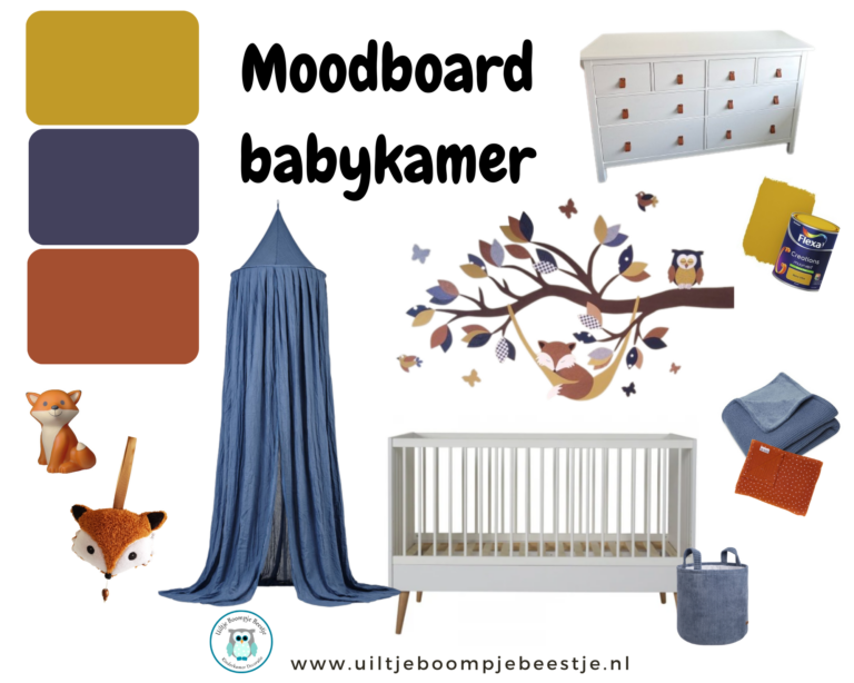 moodboard babykamer inrichten