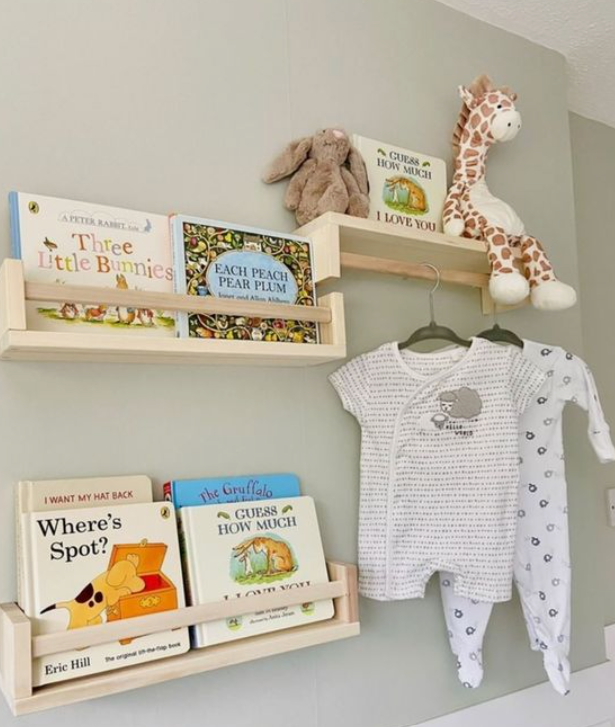 IKEA kruidenrekjes boekenplank