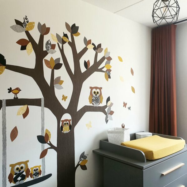 muurdecoratie kinderkamer behang