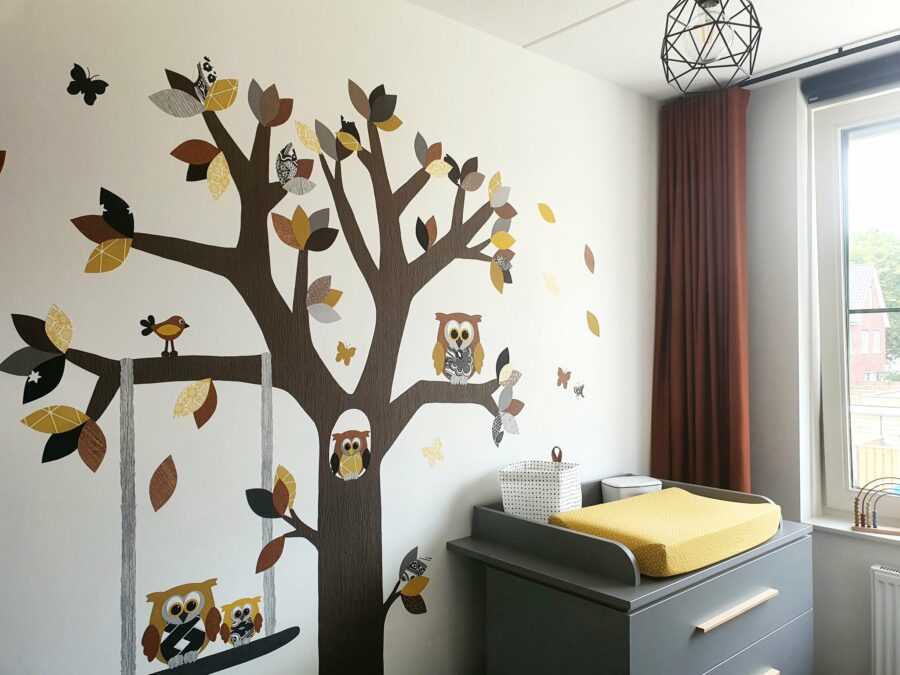 muurdecoratie kinderkamer behang