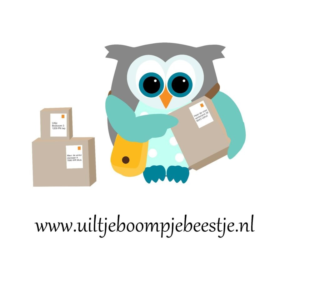 Uil animatie postbode (2) Verzending