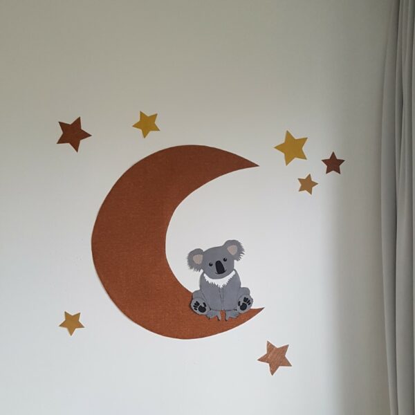 koala muurdecoratie babykamer behang