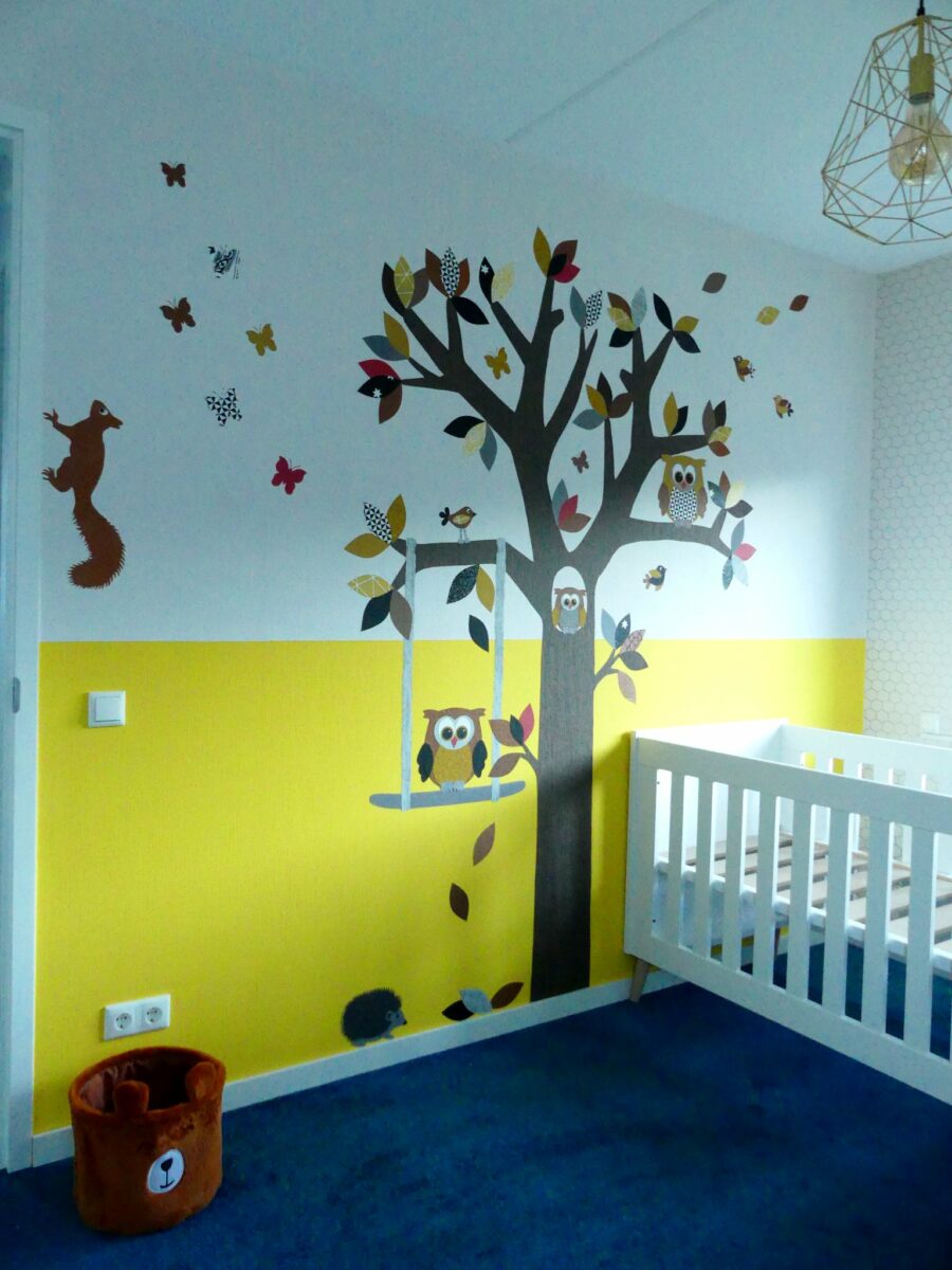 behangboom met schommel